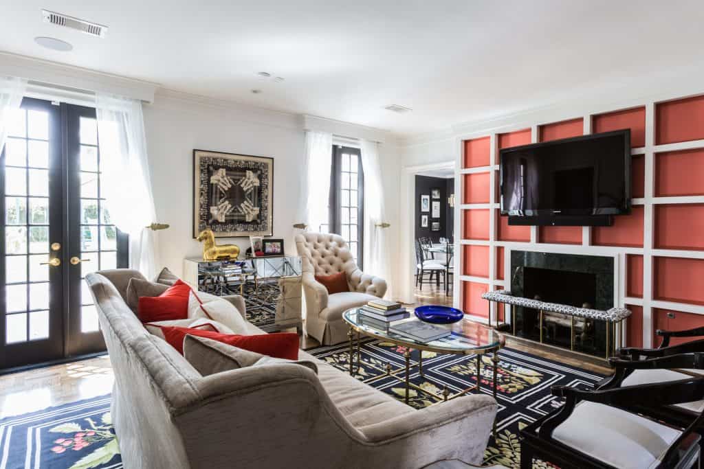 Laura Umansky's Houston Home Living Room