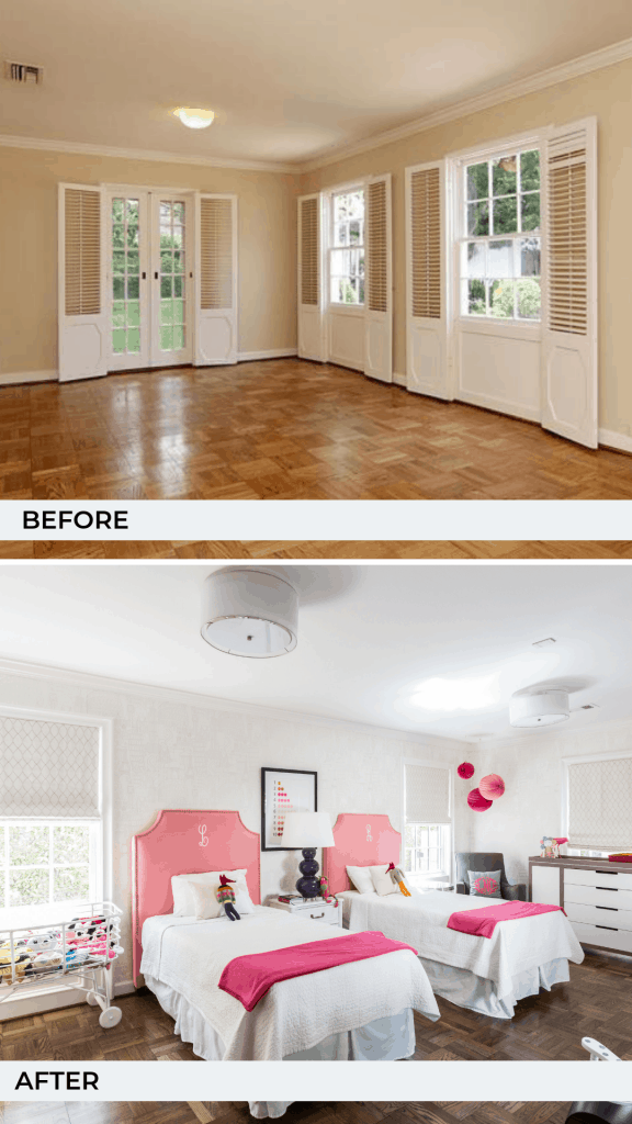 Laura U Interior Design Project Before and After