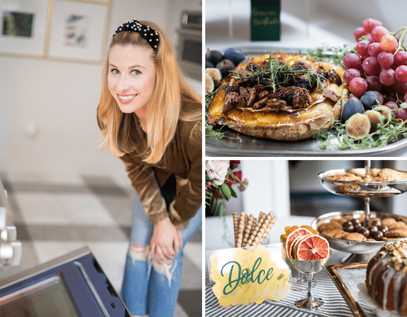 Kelli Bunch from KB Table cooks up a baked brie and baked goodies 